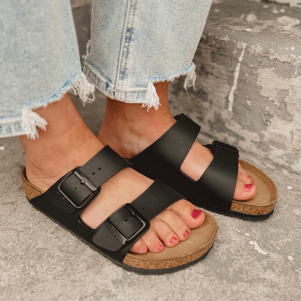 Birkenstock Arizona Birko-Flor Sandals Size 37 US 6.5 Made in Germany - Picture 2 of 14